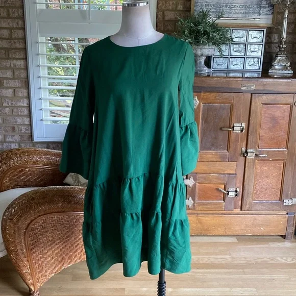 cos green mini dress COS NWT $120 Green Sleeveless High Neck Pullover Stretch Mini Bodycon  Brie